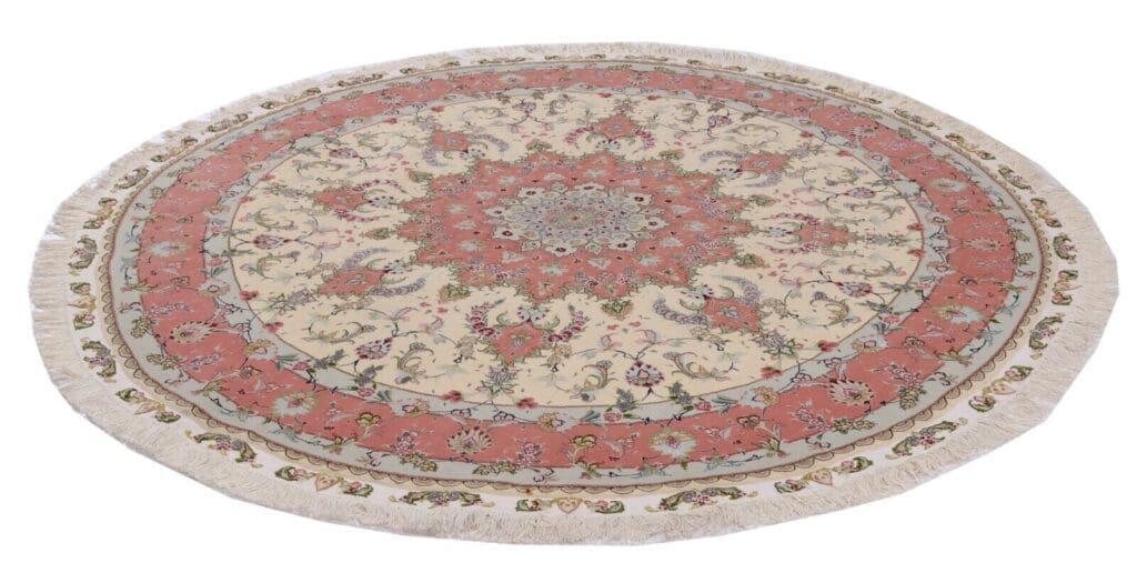 Perserteppich Tabriz 200 x 200 cm Wolle handgeknüpft