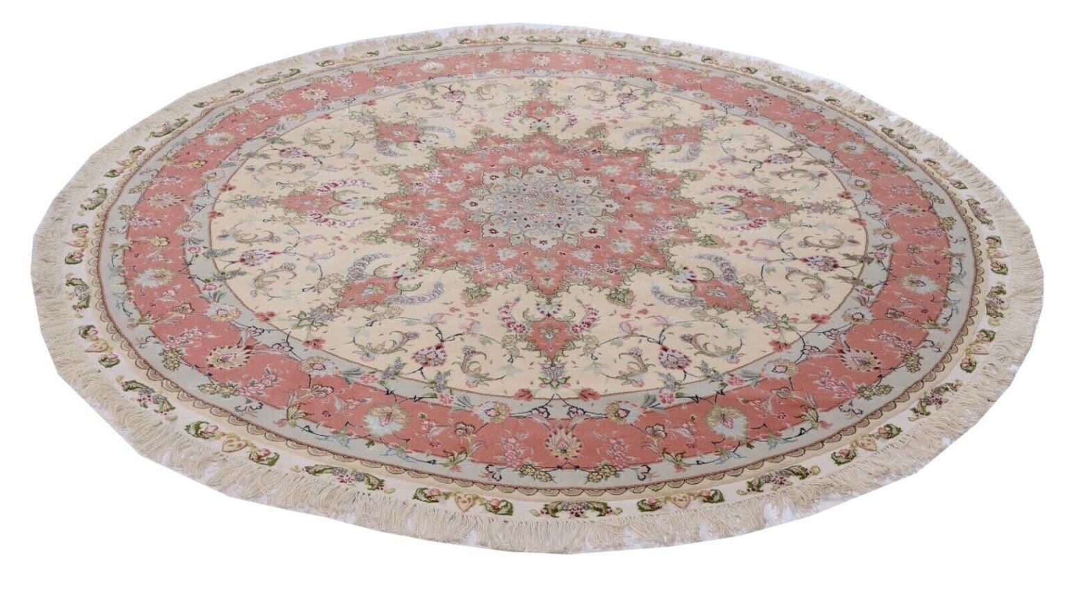 Perserteppich Tabriz 200 x 200 cm Wolle handgeknüpft