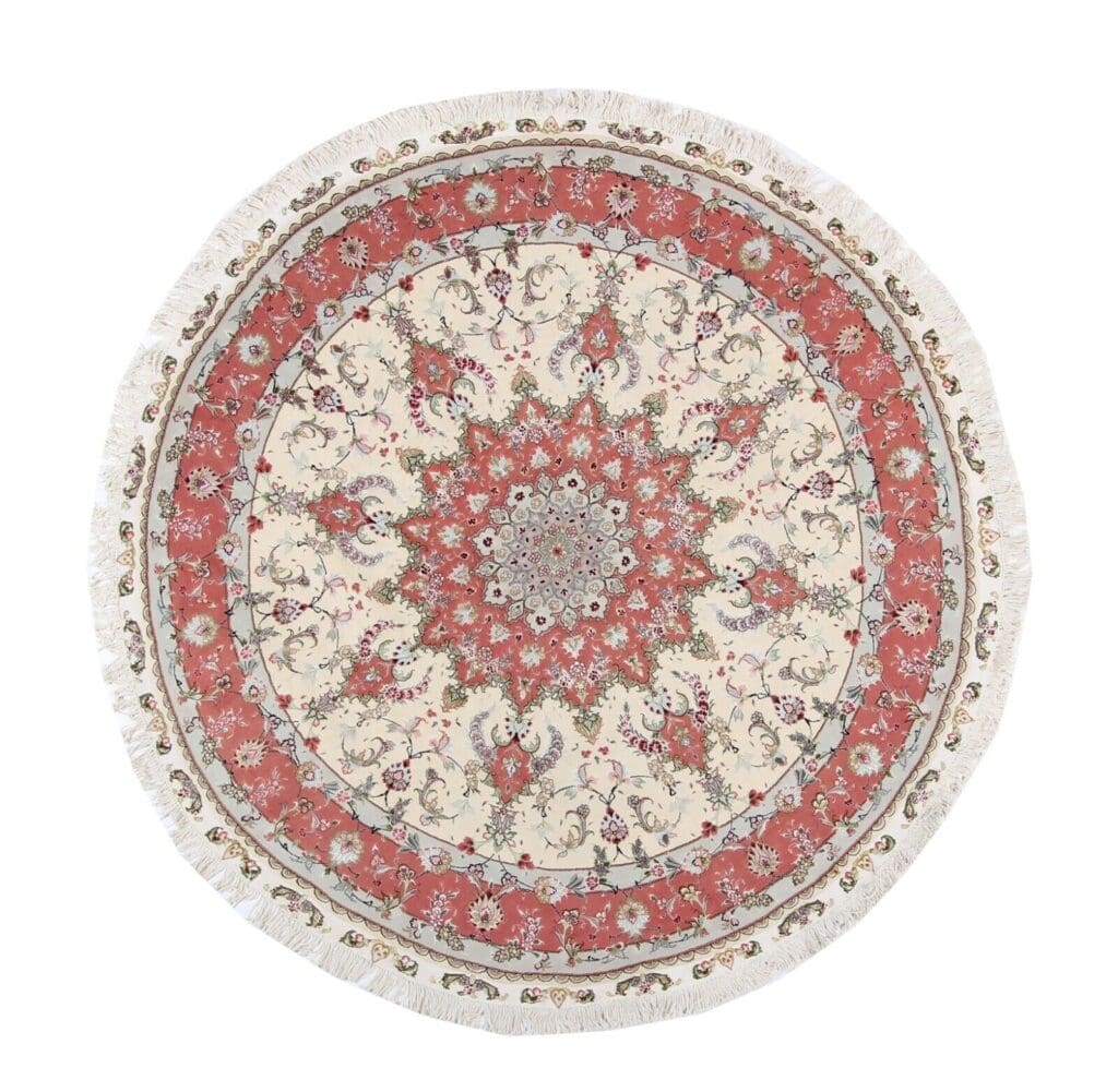 Perserteppich Tabriz 200 x 200 cm Wolle handgeknüpft