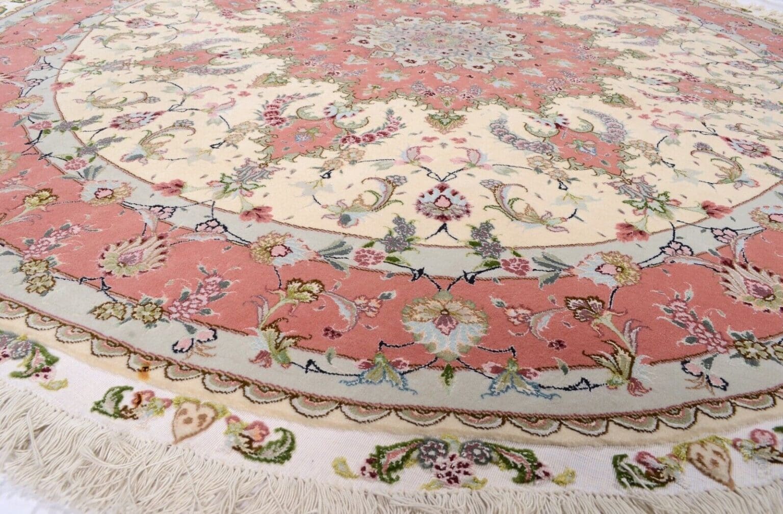 Perserteppich Tabriz 200 x 200 cm Wolle handgeknüpft