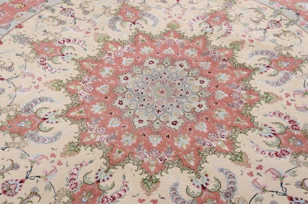 Perserteppich Tabriz 200 x 200 cm Wolle handgeknüpft
