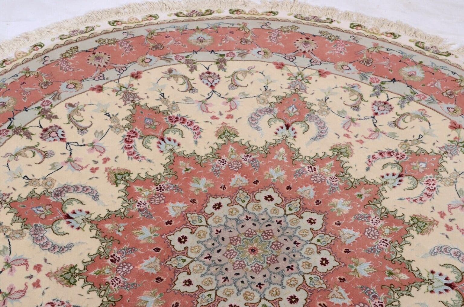 Perserteppich Tabriz 200 x 200 cm Wolle handgeknüpft