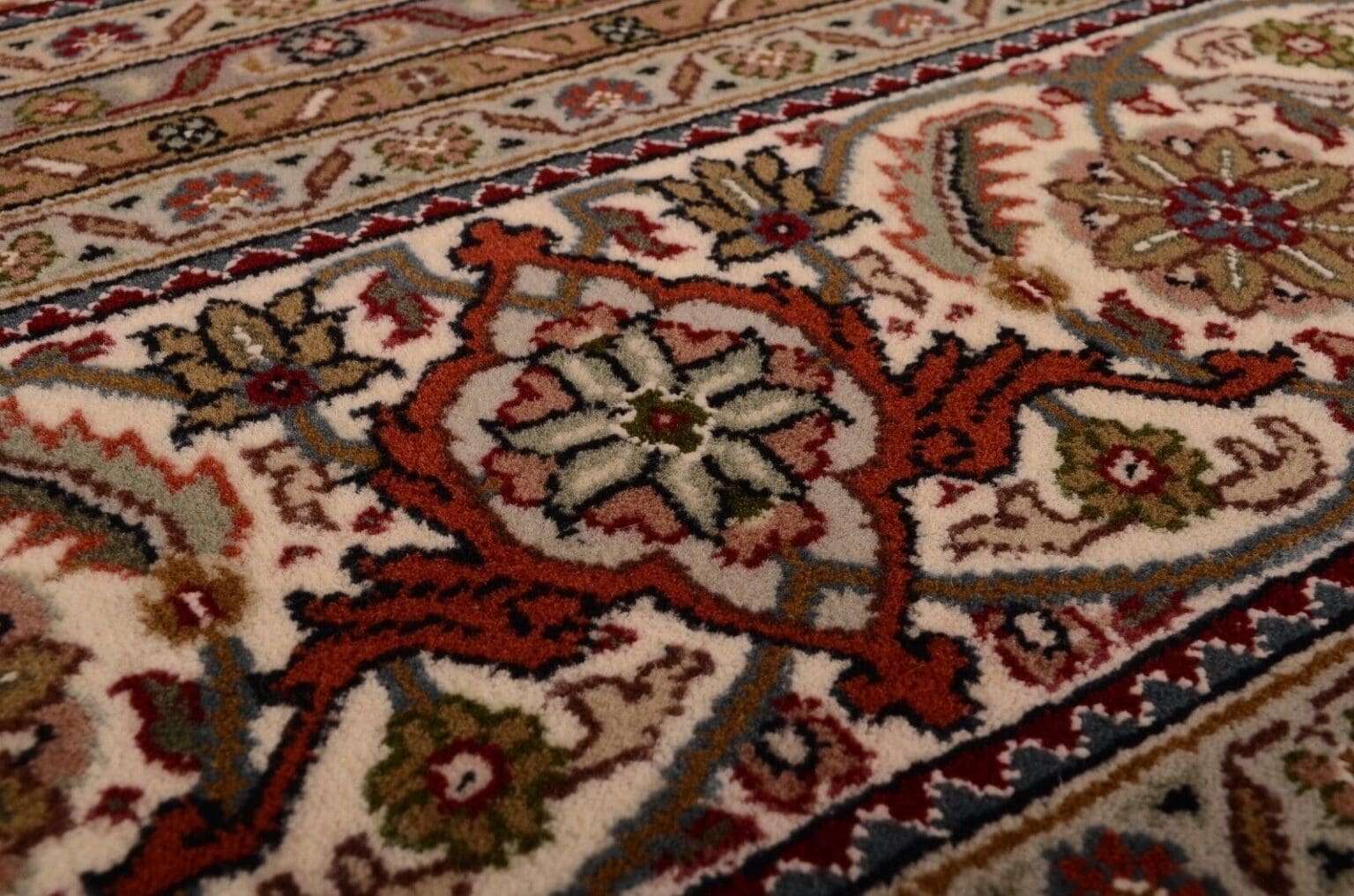 Orientteppich Tabriz 365 x 255 cm Schurwolle handgeknüpft