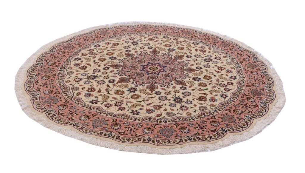 Perserteppich Tabriz 195 x 195 cm Wolle handgeknüpft