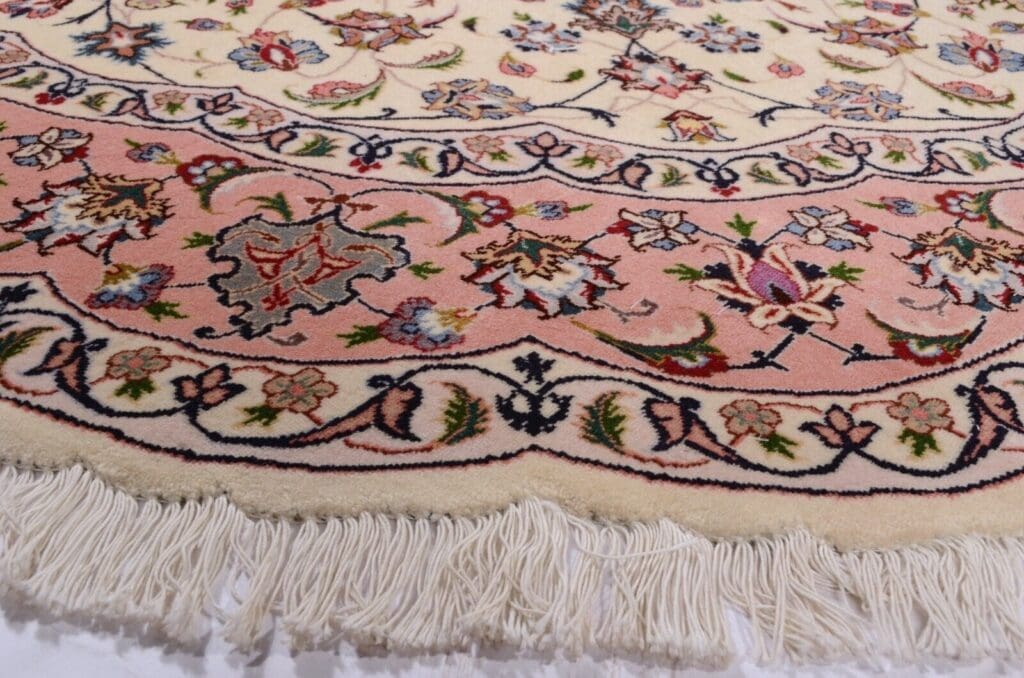 Perserteppich Tabriz 195 x 195 cm Wolle handgeknüpft