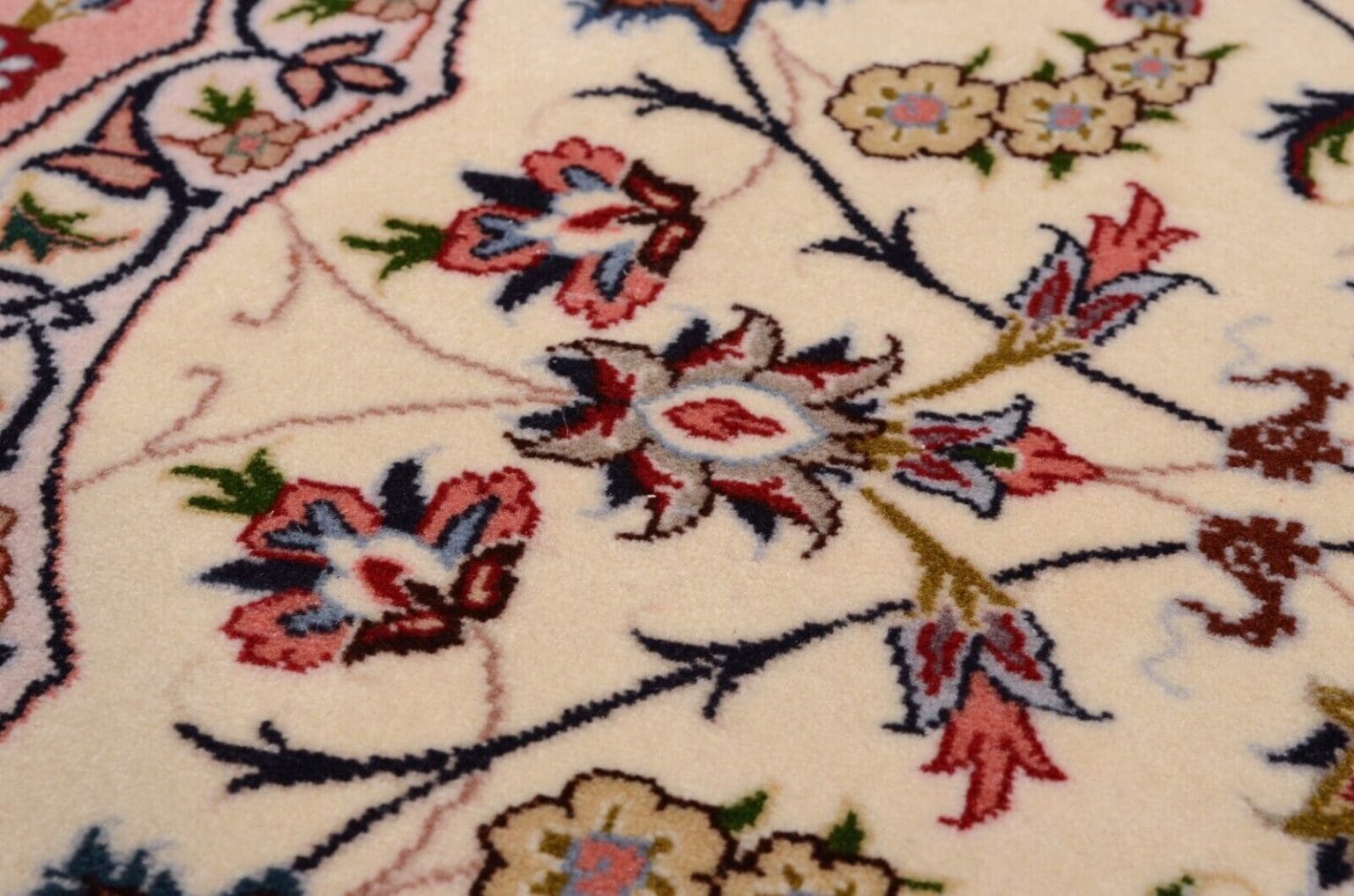 Perserteppich Tabriz 195 x 195 cm Wolle handgeknüpft