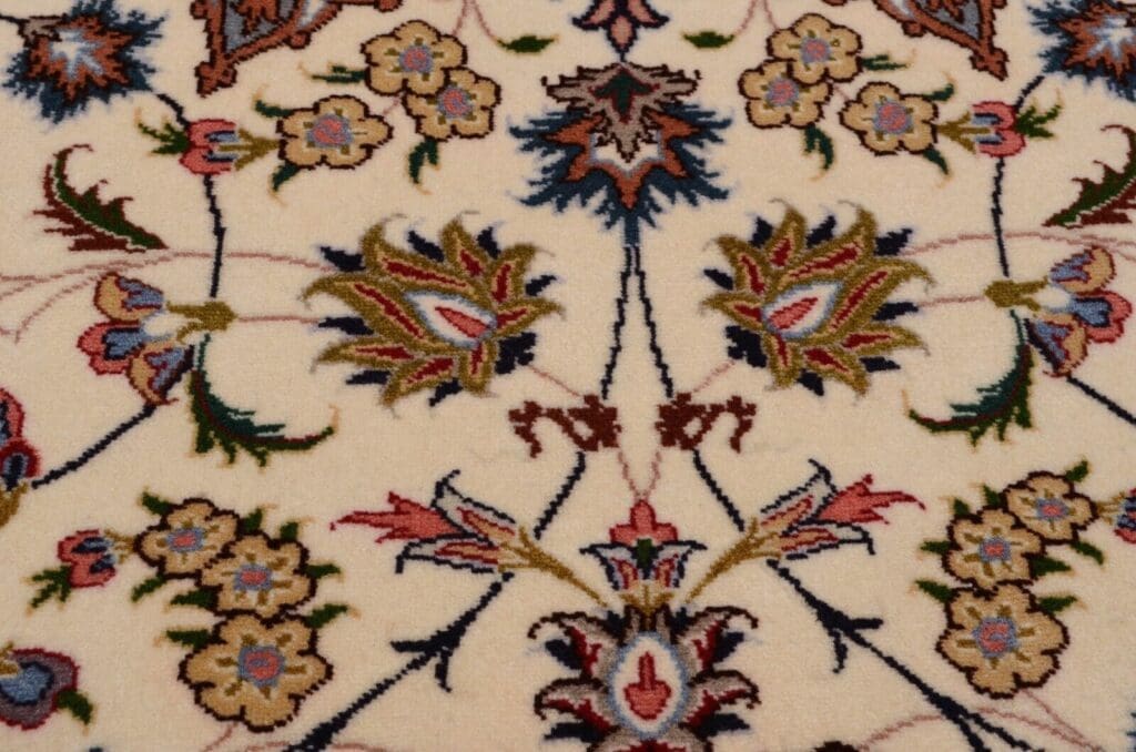 Perserteppich Tabriz 195 x 195 cm Wolle handgeknüpft