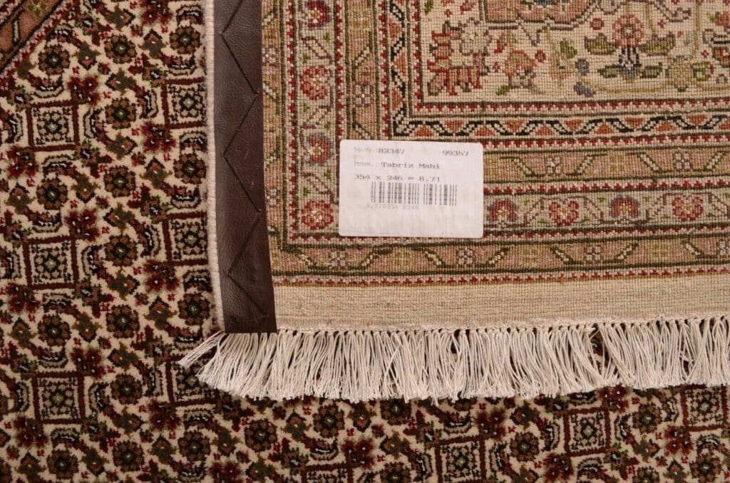 Orientteppich Tabriz 354 x 246 cm Wolle handgeknüpft