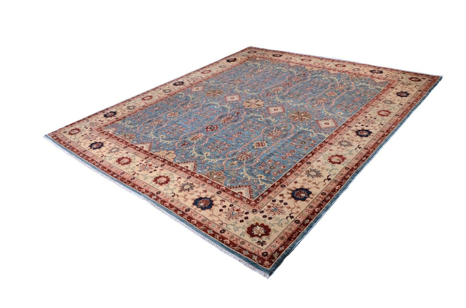 Orientteppich 309x264 cm Wolle handgeknüpft