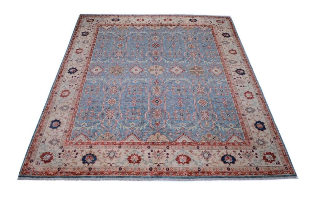 Orientteppich 309x264 cm Wolle handgeknüpft