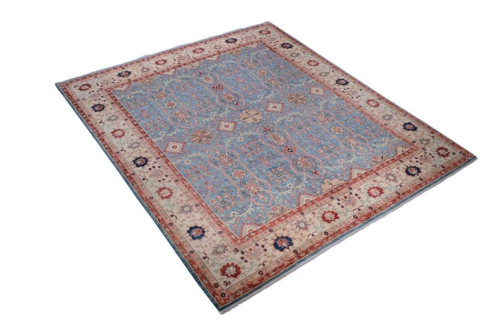Orientteppich 309x264 cm Wolle handgeknüpft
