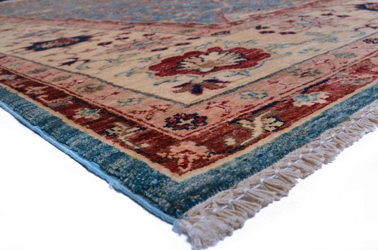 Orientteppich 309x264 cm Wolle handgeknüpft