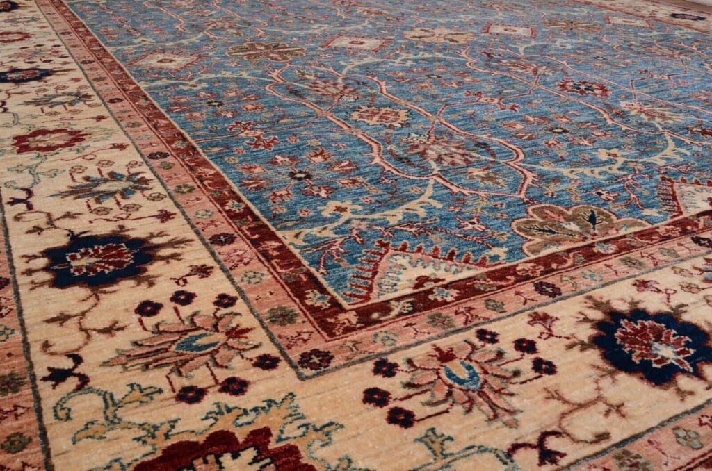 Orientteppich 309x264 cm Wolle handgeknüpft