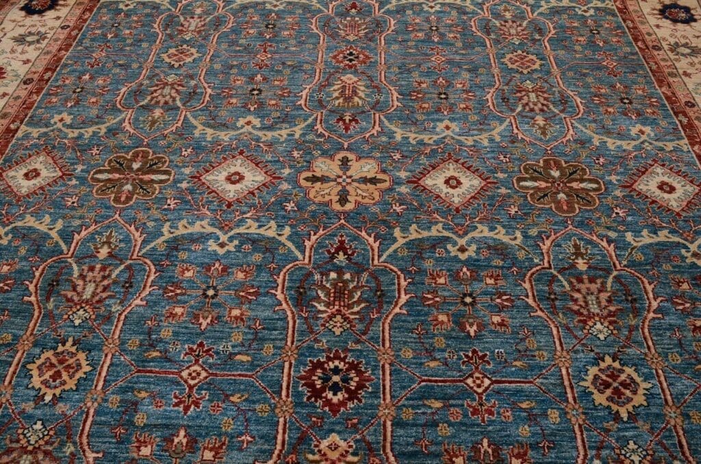Orientteppich 309x264 cm Wolle handgeknüpft