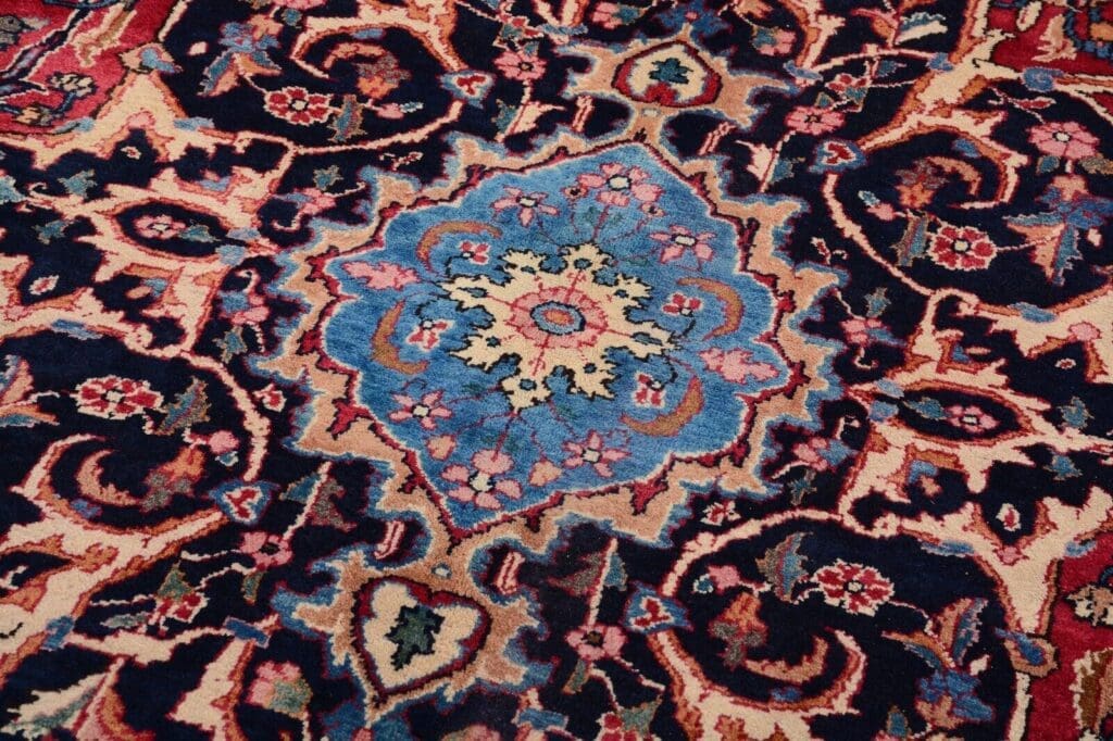 Perserteppich Maschad 386 x 298 cm Schurwolle handgeknüpft
