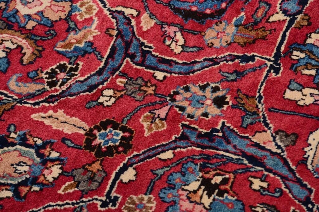 Perserteppich Maschad 386 x 298 cm Schurwolle handgeknüpft