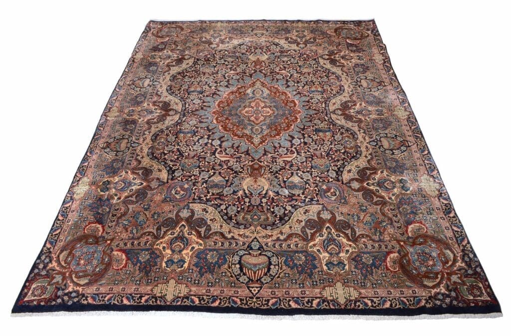 Perserteppich Kashmar 402 x 286 cm Wolle handgeknüpft