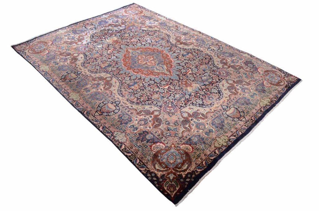 Perserteppich Kashmar 402 x 286 cm Wolle handgeknüpft