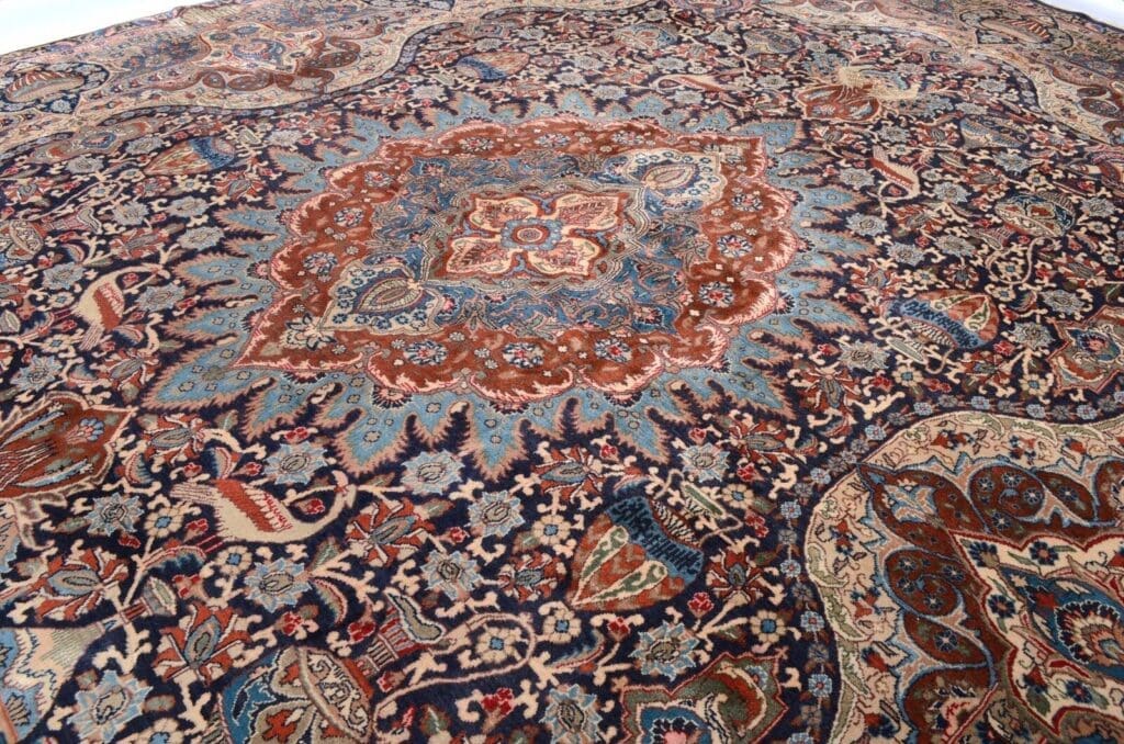 Perserteppich Kashmar 402 x 286 cm Wolle handgeknüpft