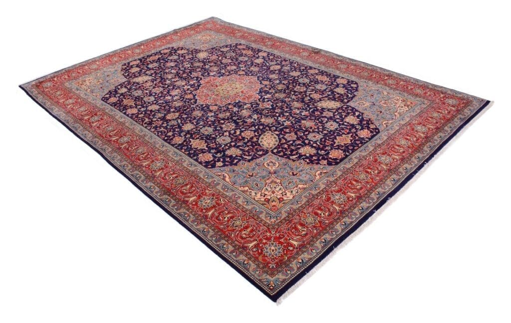 Perserteppich Sarough 383 x 273 cm Wolle handgeknüpft