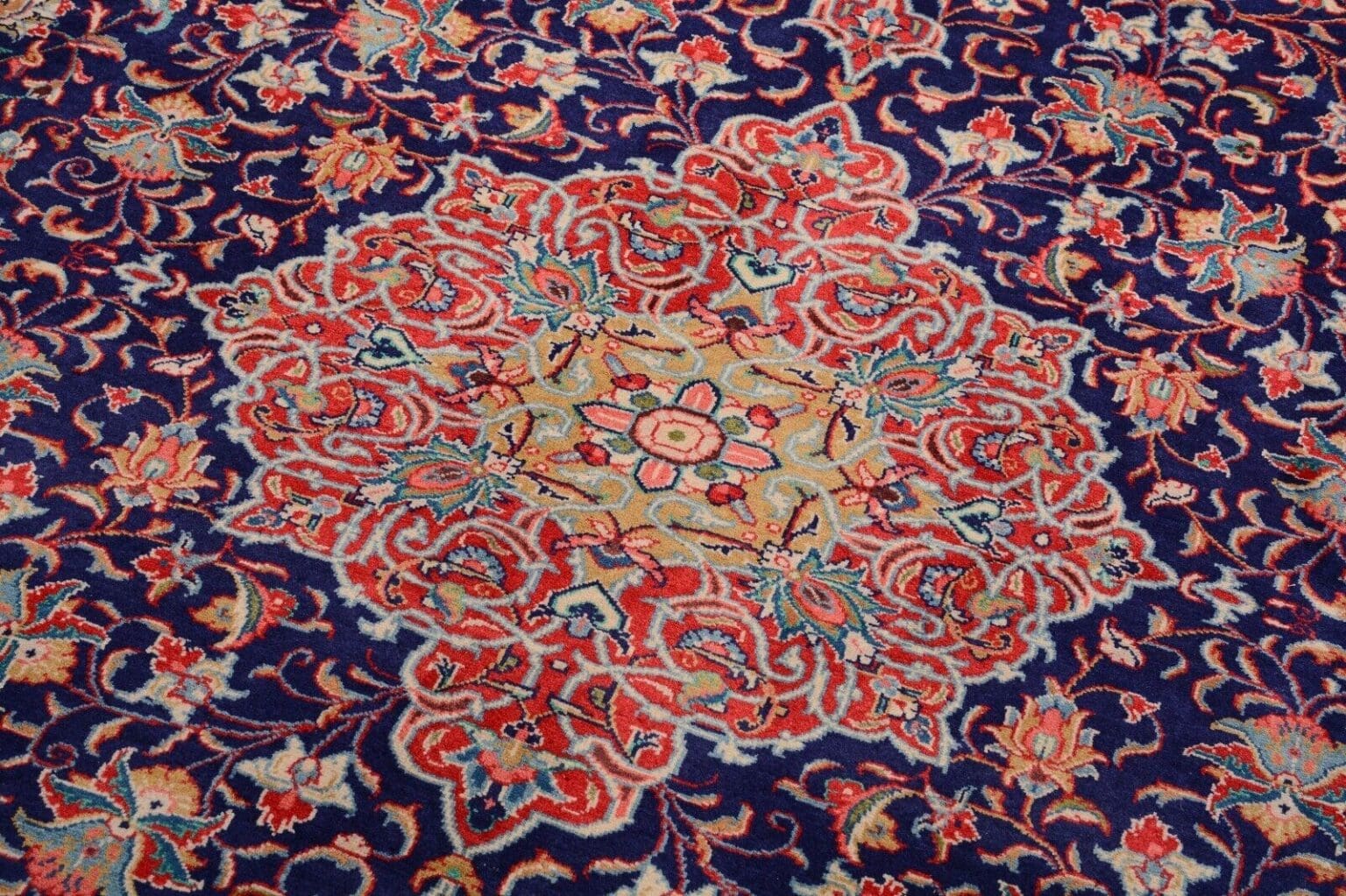 Perserteppich Sarough 383 x 273 cm Wolle handgeknüpft