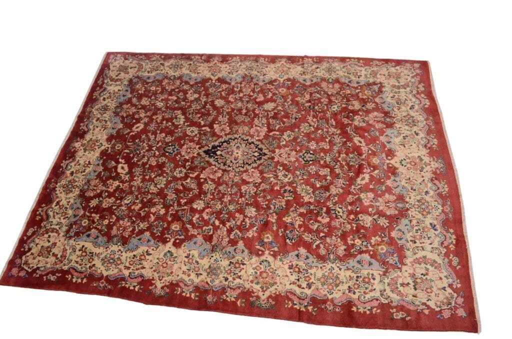 Perserteppich Sarough 435 x 304 cm Wolle handgeknüpft