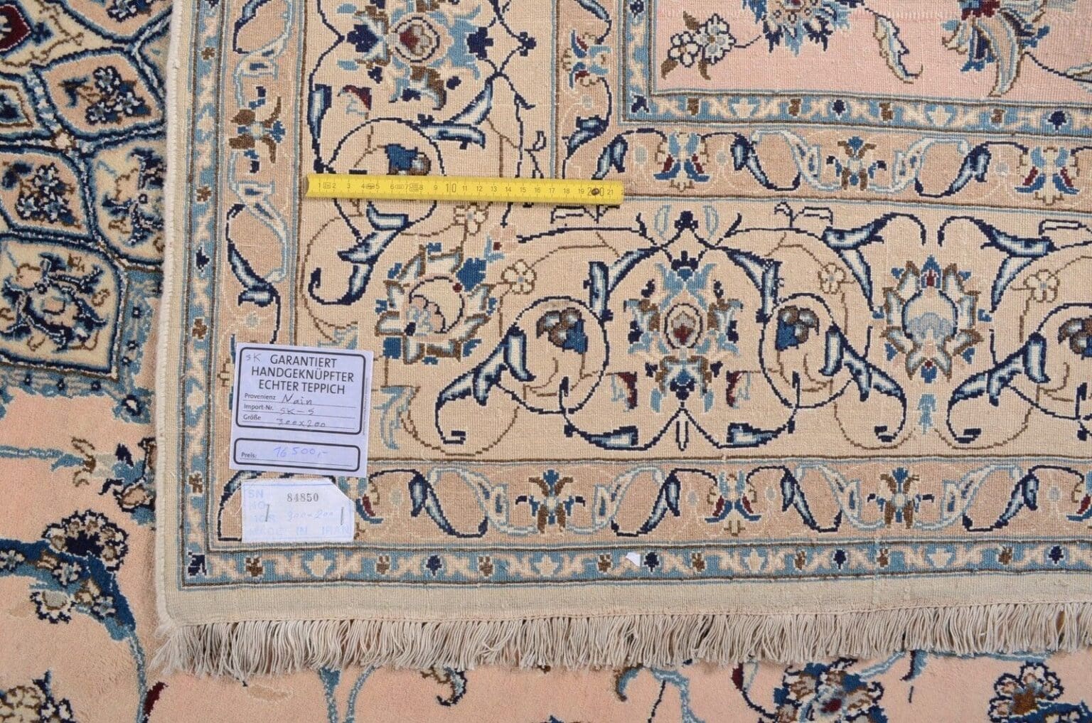 h1-handgeknupfter-orientteppich-perser-nain-9-la-in-rosa-300x200-cm-aus-8 Perserteppich Nain 300x200 cm Schurwolle handgeknüpft