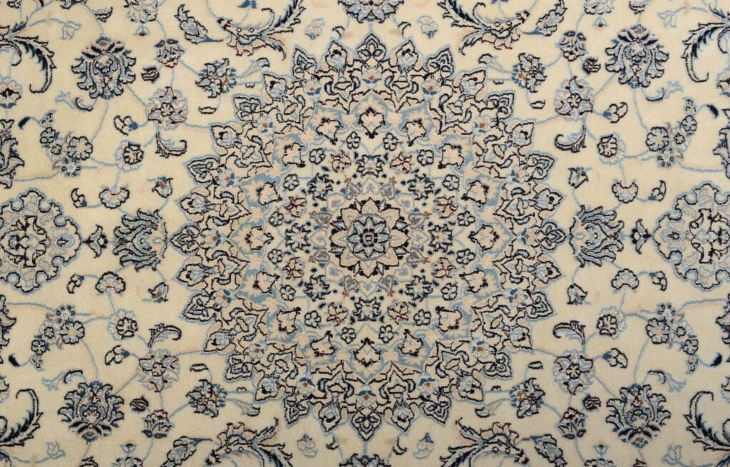 Perserteppich Nain 293 x 197 cm Schurwolle handgeknüpft