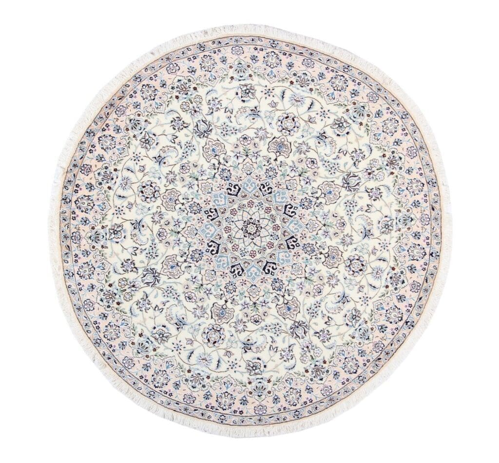 Perserteppich Nain 200 x 200 cm Wolle handgeknüpft