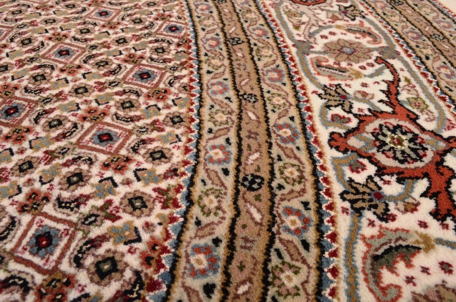 Orientteppich Tabriz 244 x 244 cm Wolle handgeknüpft