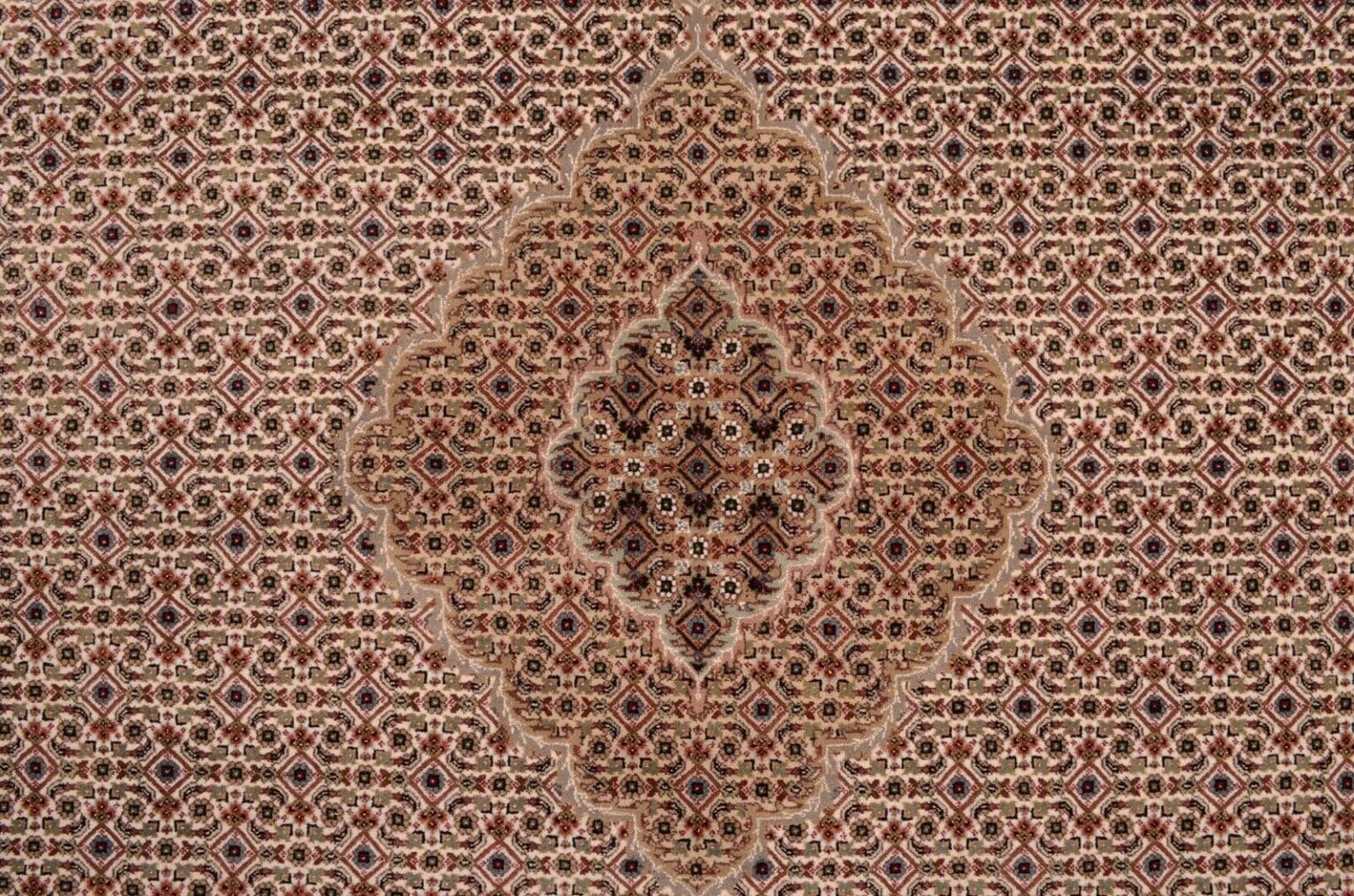 Orientteppich Tabriz 244 x 244 cm Wolle handgeknüpft