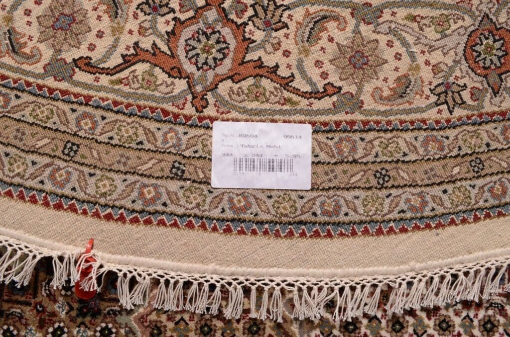 Orientteppich Tabriz 244 x 244 cm Wolle handgeknüpft