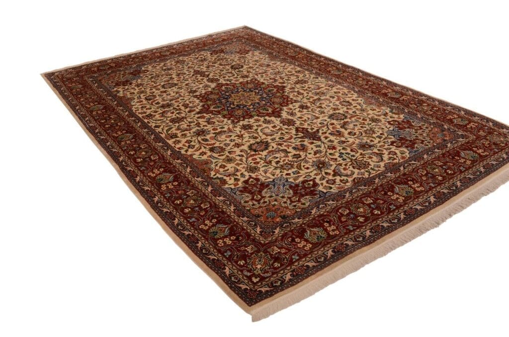 Perserteppich Sarough 305 x 208 cm Wolle handgeknüpft