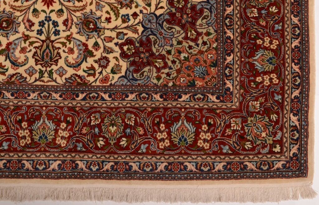 Perserteppich Sarough 305 x 208 cm Wolle handgeknüpft