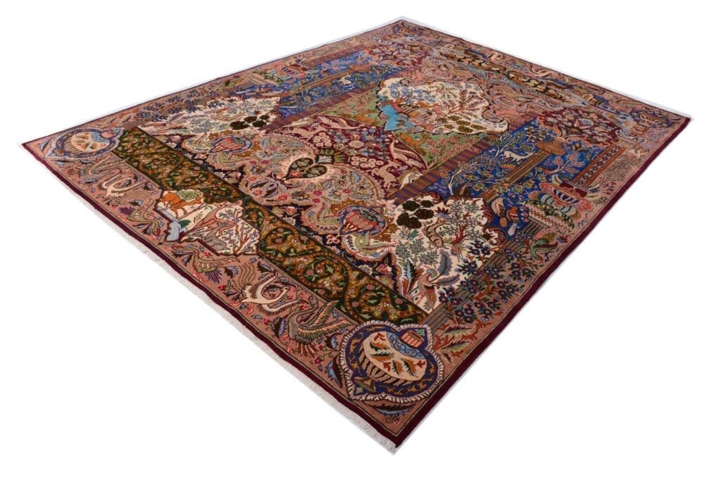 Perserteppich Kashmar 390 x 295 cm Wolle handgeknüpft