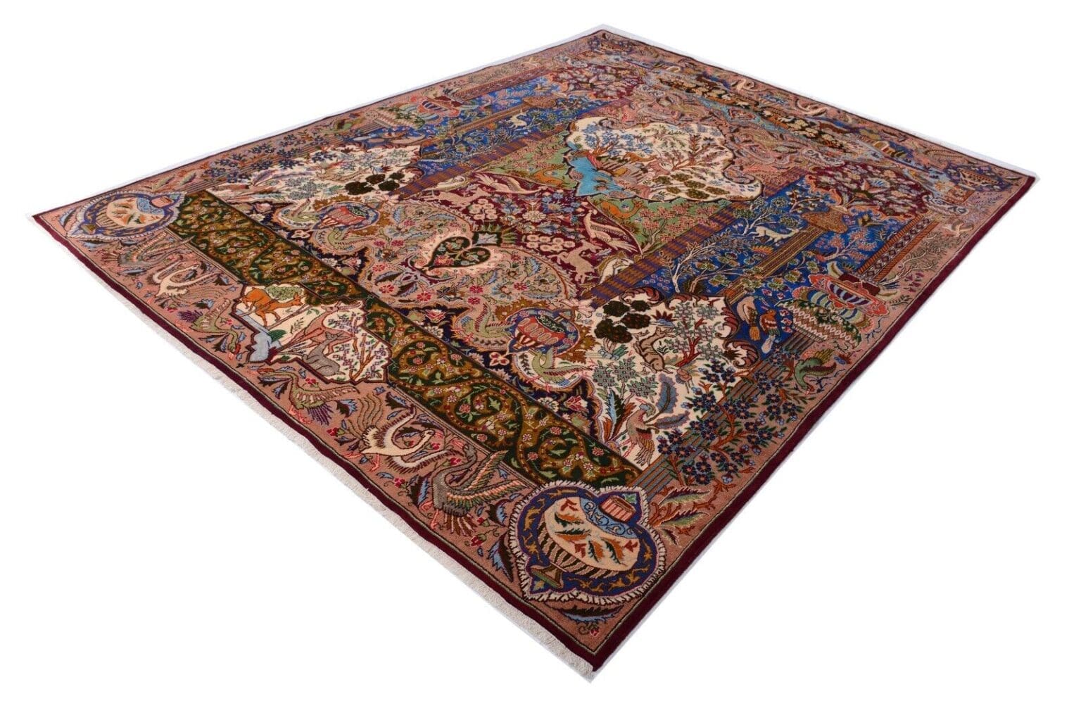 Perserteppich Kashmar 390 x 295 cm Wolle handgeknüpft