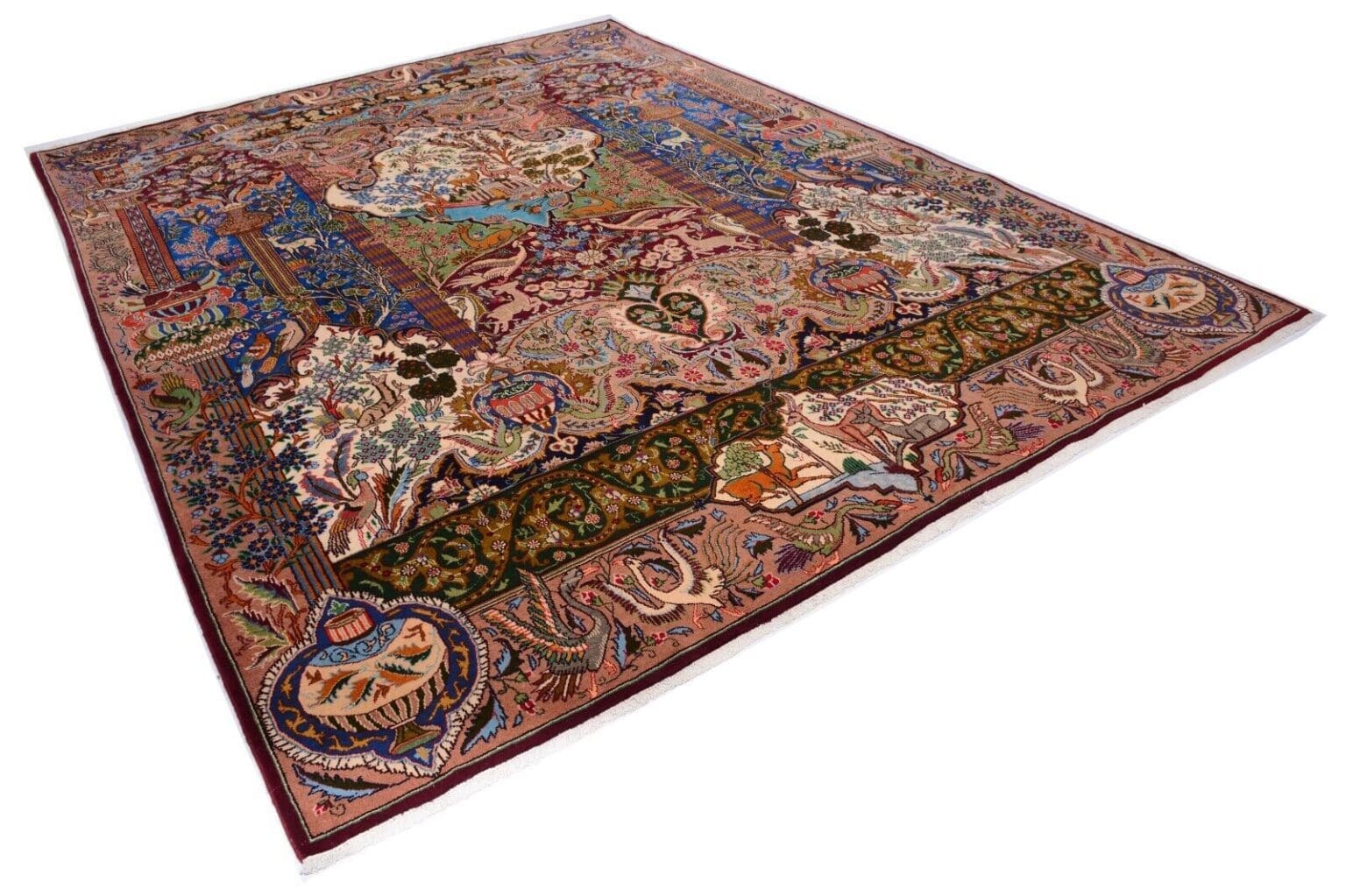 Perserteppich Kashmar 390 x 295 cm Wolle handgeknüpft