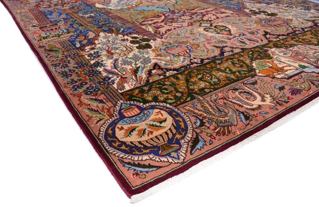 Perserteppich Kashmar 390 x 295 cm Wolle handgeknüpft