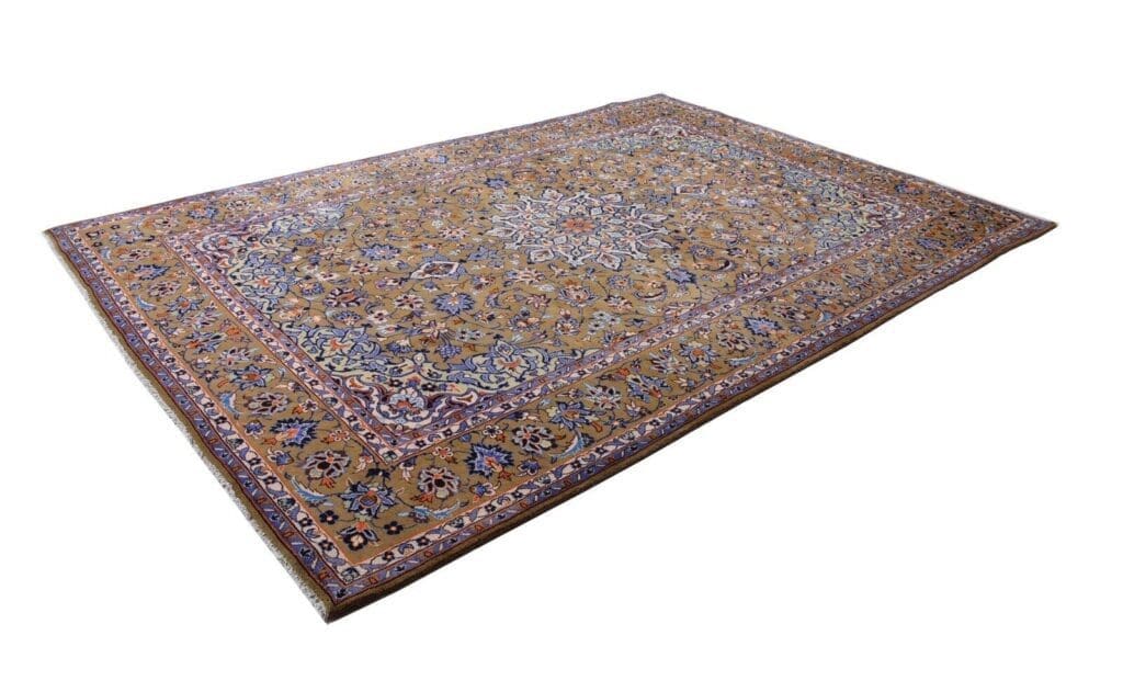 Perserteppich Kashan 350 x 248 cm Wolle handgeknüpft