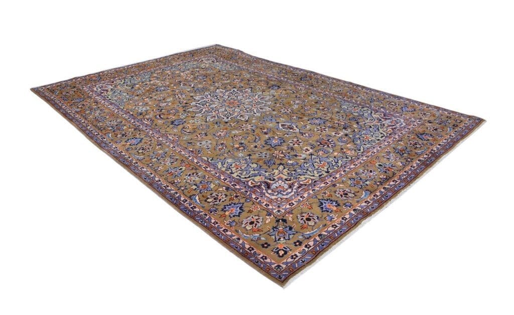 Perserteppich Kashan 350 x 248 cm Wolle handgeknüpft