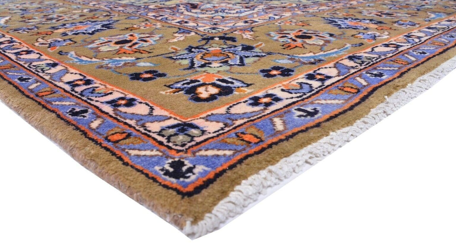 Perserteppich Kashan 350 x 248 cm Wolle handgeknüpft
