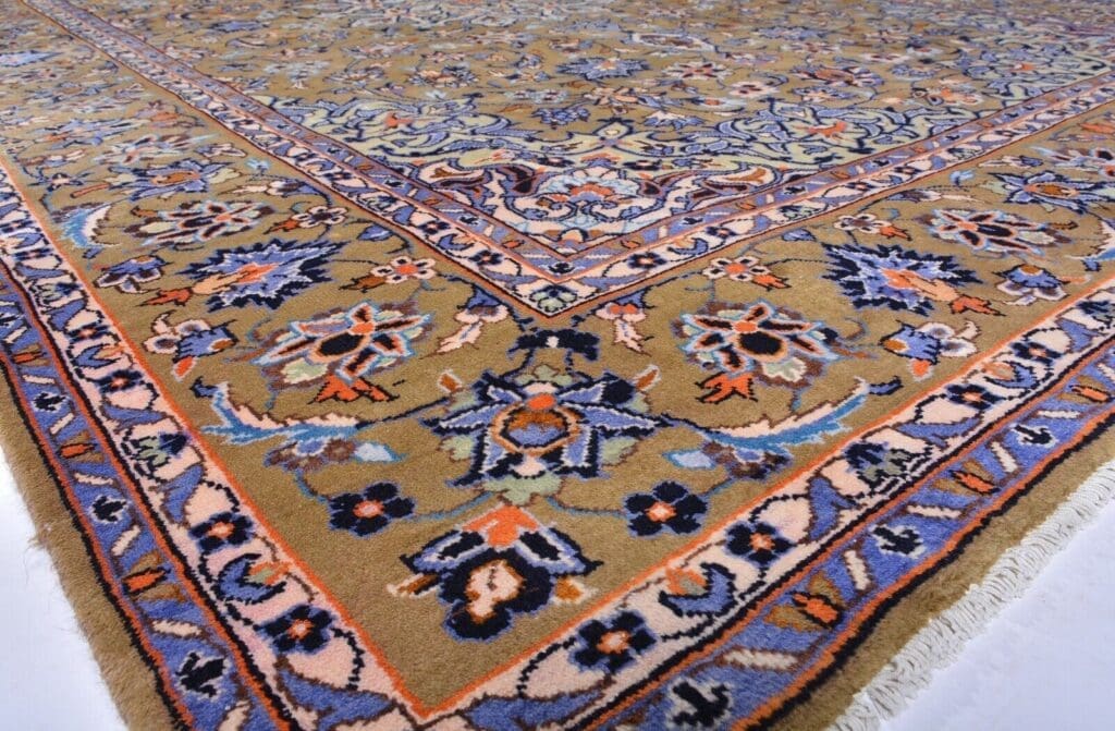 Perserteppich Kashan 350 x 248 cm Wolle handgeknüpft
