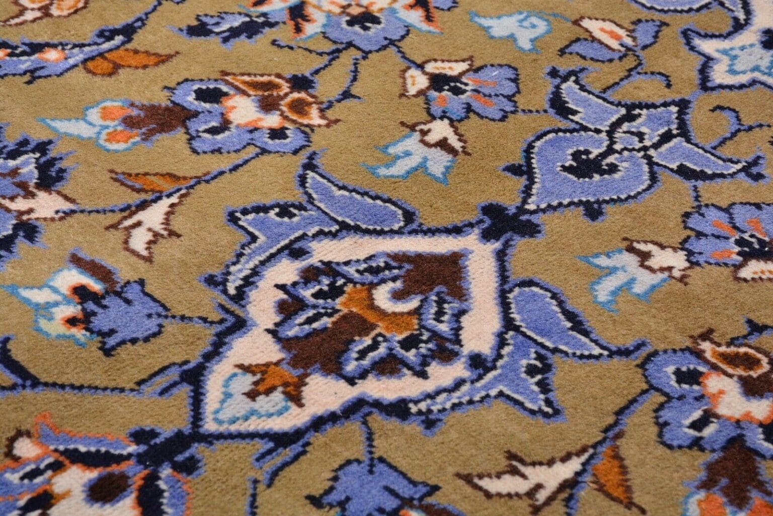 Perserteppich Kashan 350 x 248 cm Wolle handgeknüpft