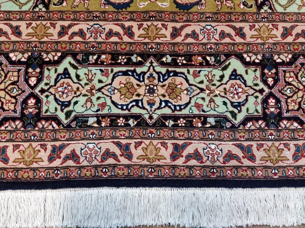 h1-231302-wunderschoner-original-persischer-tabriz-teppich-301-x-251-cm-8 Perserteppich Täbriz 301 x 251 cm handgeknüpft (Verkauft)