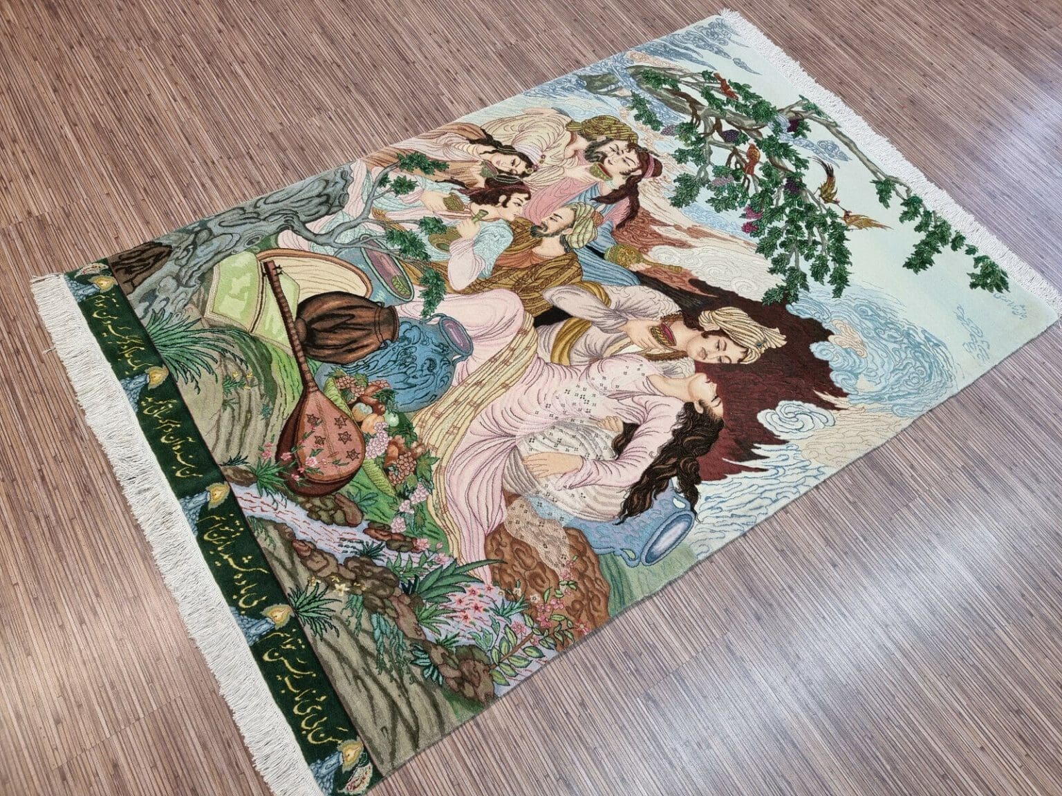 Perserteppich Täbriz 165 x 112 cm Korkwolle handgeknüpft