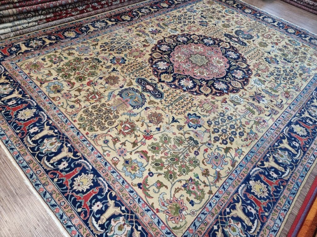 Perserteppich Täbriz 412x301 cm Wolle handgeknüpft