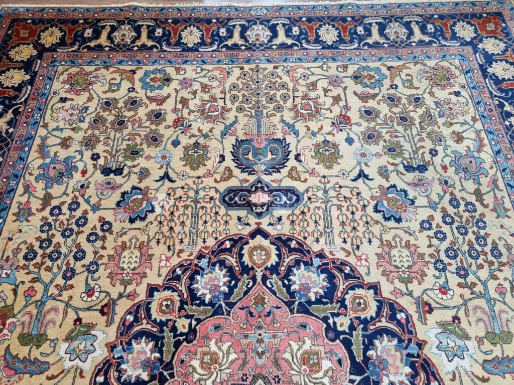Perserteppich Täbriz 412x301 cm Wolle handgeknüpft