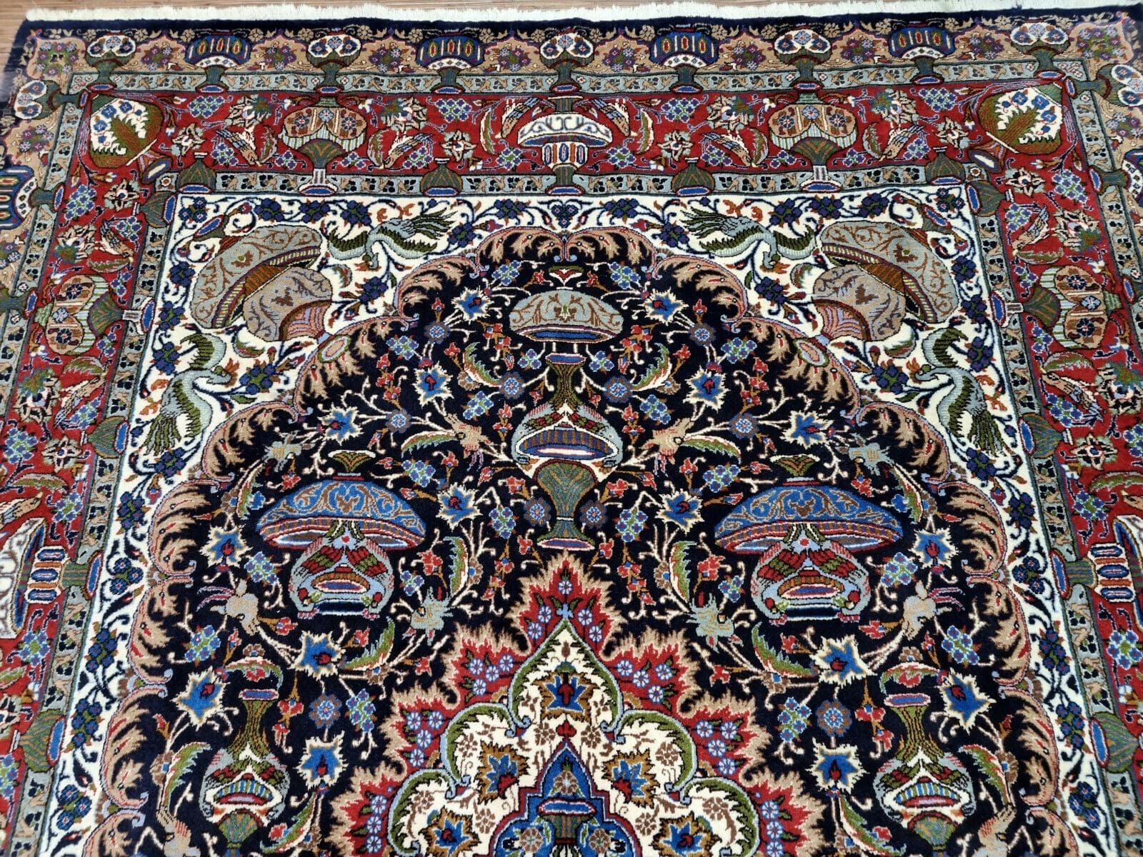 Perserteppich Kaschmar 349 x 246 cm Schurwolle handgeknüpft