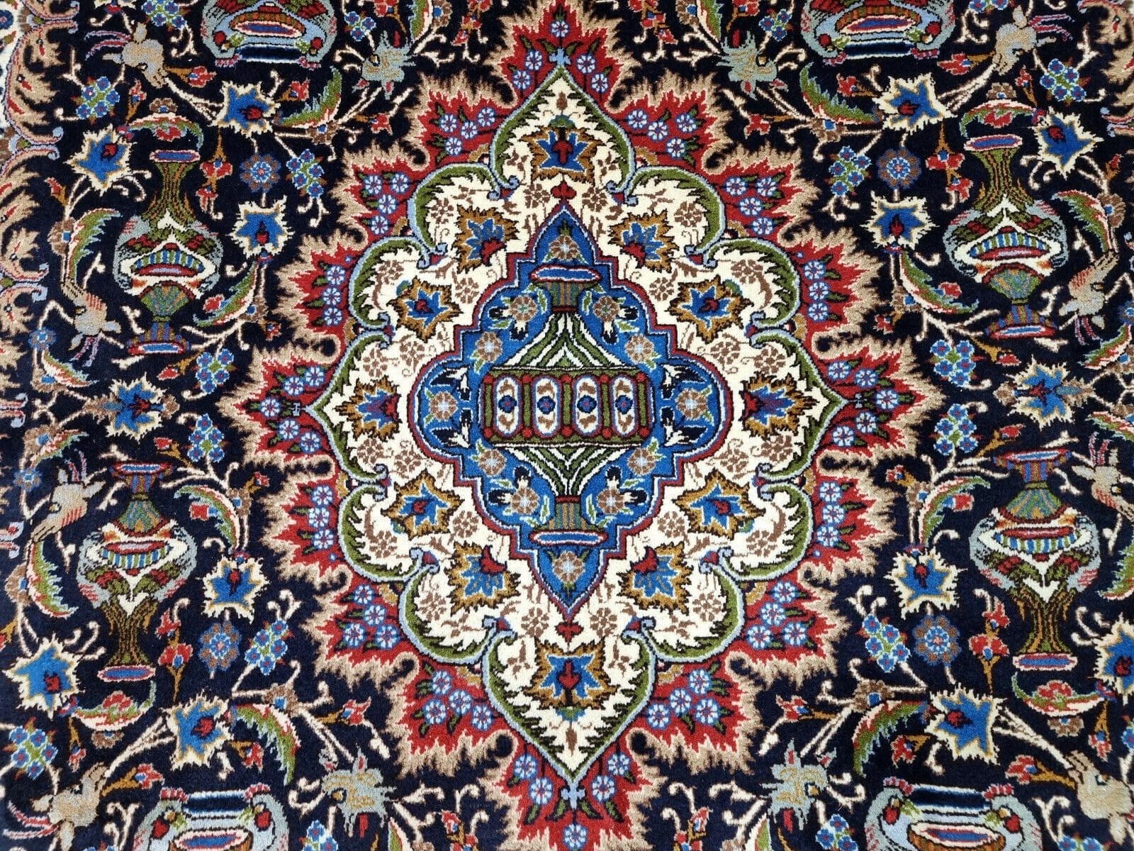 Perserteppich Kaschmar 349 x 246 cm Schurwolle handgeknüpft