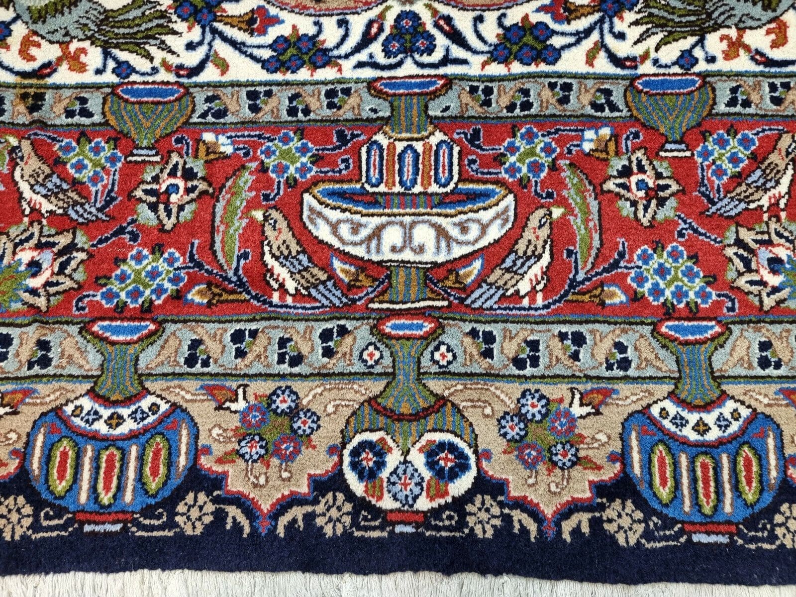 Perserteppich Kaschmar 349 x 246 cm Schurwolle handgeknüpft